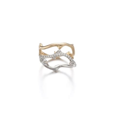 Bois de Rose Ring White Gold 